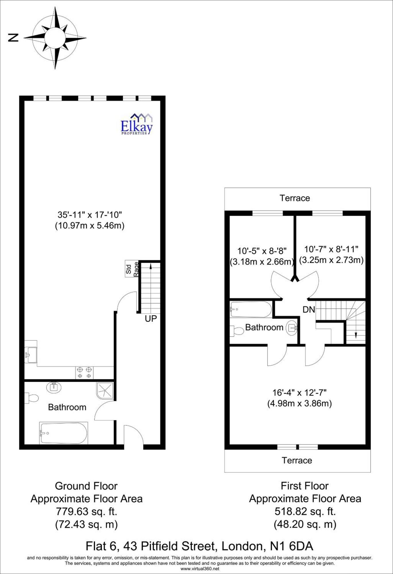 Shoreditch 3 Bedroom Large Lr 2 Balconies Appartement *